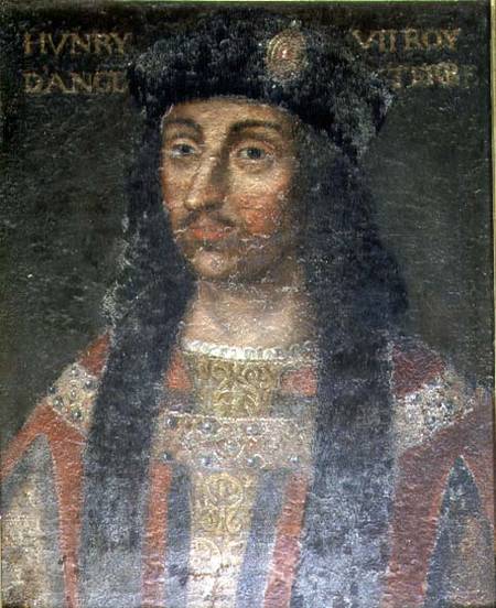 Portrait of Henry VII (1457-1509) from Jean Mosnier