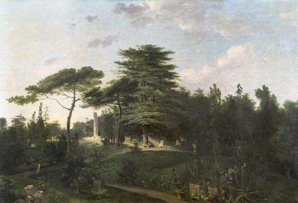 The Cedar of Lebanon in the Jardin des Plantes from Jean-Pierre Houel