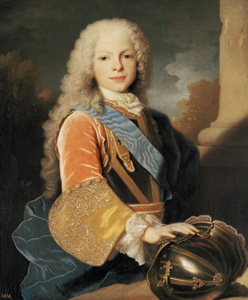 Portrait of Ferdinand de Bourbon and Savoy (1713-59) Prince of Asturias from Jean Ranc