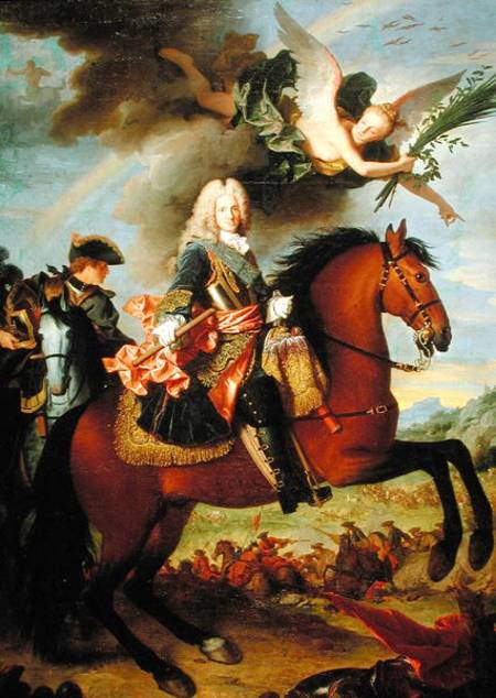 Equestrian Portrait of Philip V (1683-1746) from Jean Ranc