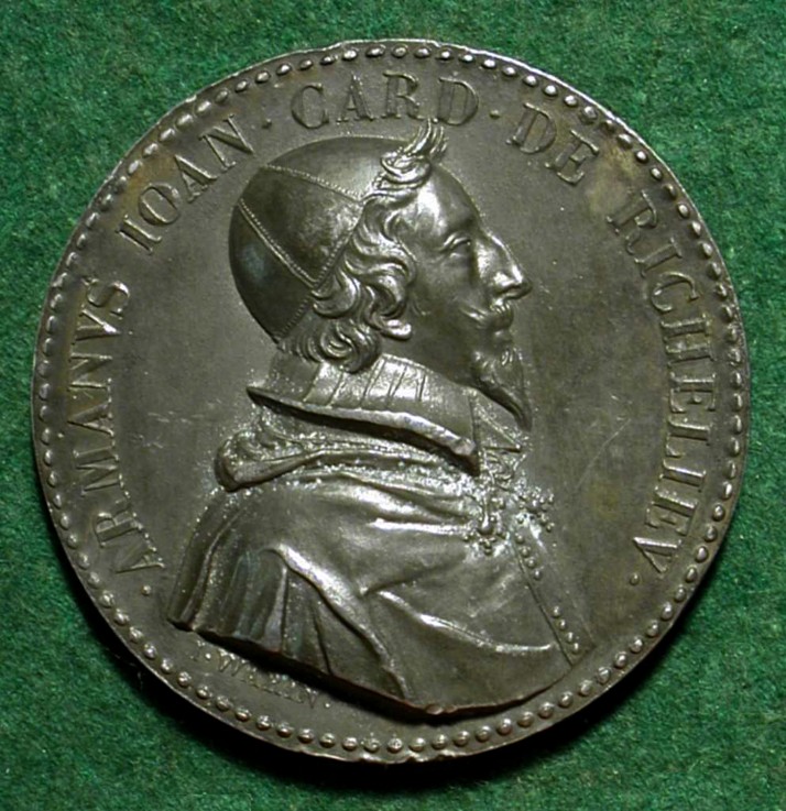 Medal Cardinal de Richelieu from Jean Warin