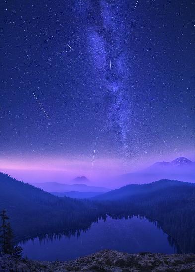 Mt. Shasta Shooting Stars