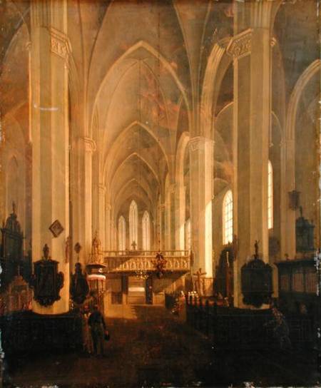 Interior view of St. John's Church in Hamburg from Jess Bundsen