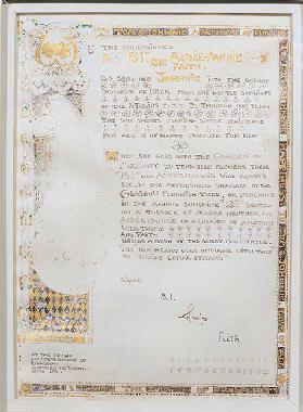 Beleuchtetes Dokument, 1911
