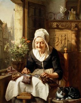 The Old Lacemaker