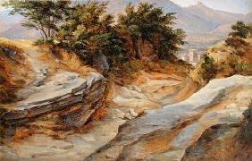Italian Mountain Landscape, c.1824 (w/c on paper)