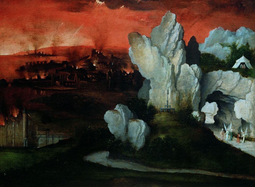 Landscape with the Destruction of Sodom and Gomorrah from Joachim Patinir