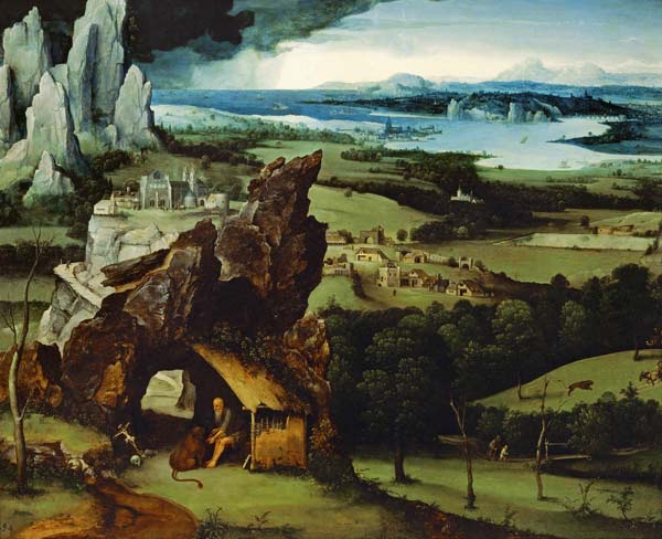 Landscape With Saint Jerome from Joachim Patinir