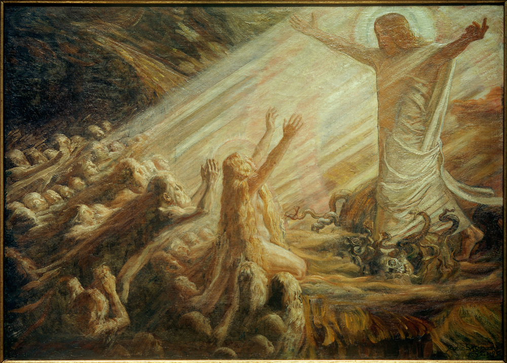 Christus im Reich der Toten from Joakim Skovgaard