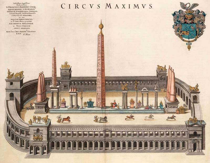 The Circus Maximus (From the Atlas Van Loon) from Joan Blaeu