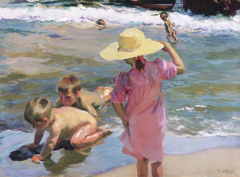 The Young Amphibians from Joaquin Sorolla