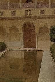 Patio de la Alberca, Granada. from Joaquin Sorolla