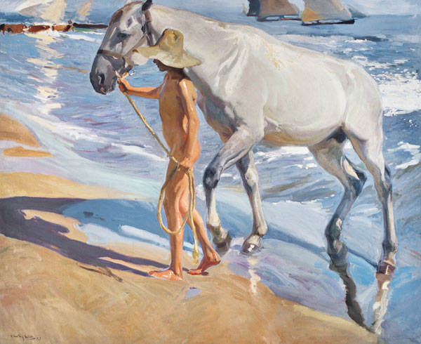 Washing the Horse from Joaquin Sorolla