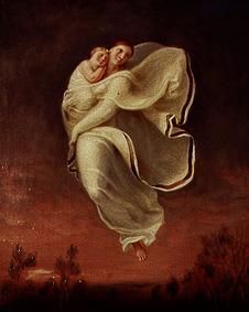 Schwebende weibliche Figur mit einem schlafenden Kinde from Joh. Heinrich Wilhelm Tischbein