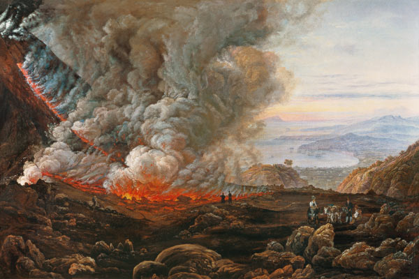 Ausbruch des Vesuvs from Johan Christian Clausen Dahl