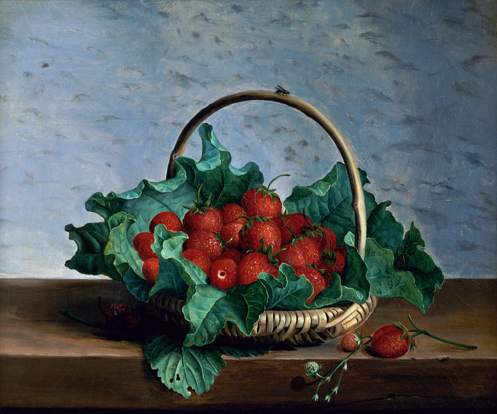 Basket of Strawberries from Johan Laurentz Jensen