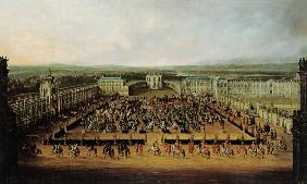 Caroussel Comique, Aufzug im Zwinger zu Dresden 1722