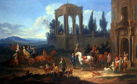 A Ride in the Country (one of a pair) from Johann Andreas Graff