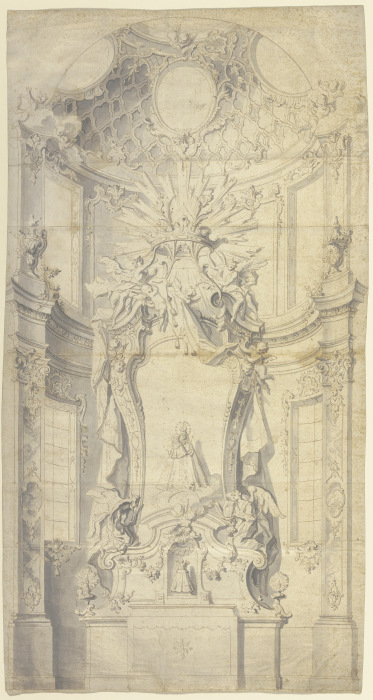 Altarentwurf from Johann Baptist Zimmermann