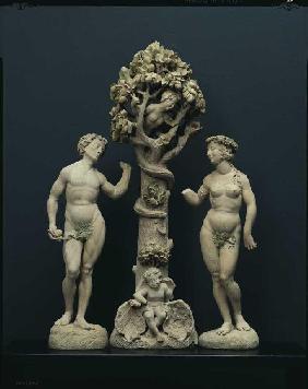 Adam und Eva unter dem Paradiesbaum