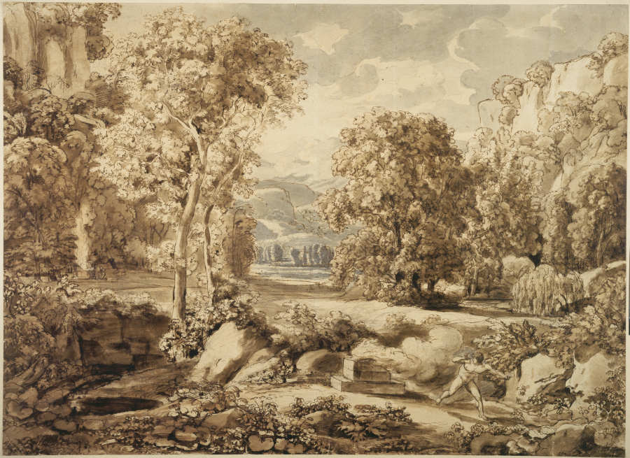 Landschaft mit den Opfern von Kain und Abel from Johann Christian Reinhart