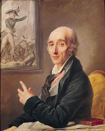 Portrait of Marshal Pierre Francois Charles Augereau (1757-1816) from Johann Ernst Heinsius