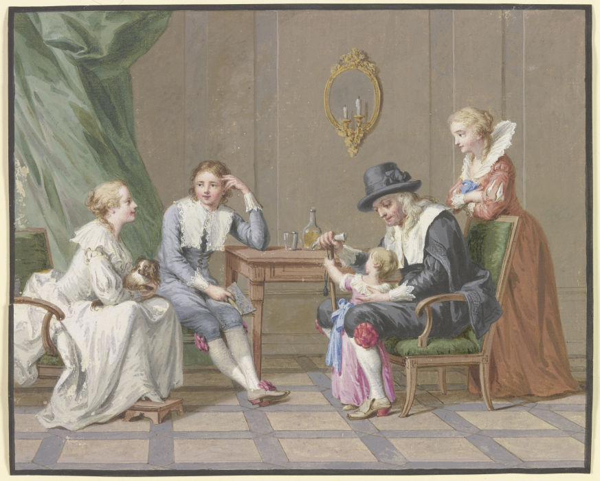 Familienszene from Johann Friedrich August Tischbein