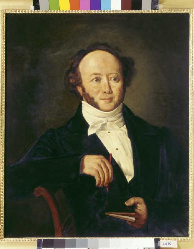 Bildnis Jeremias Gotthelf from Johann Friedrich Dietler