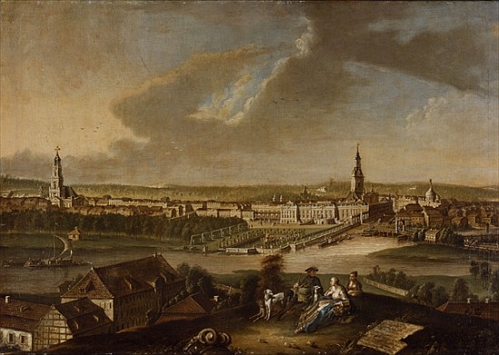 View over Potsdam from Brauhausberg from Johann Friedrich Meyer