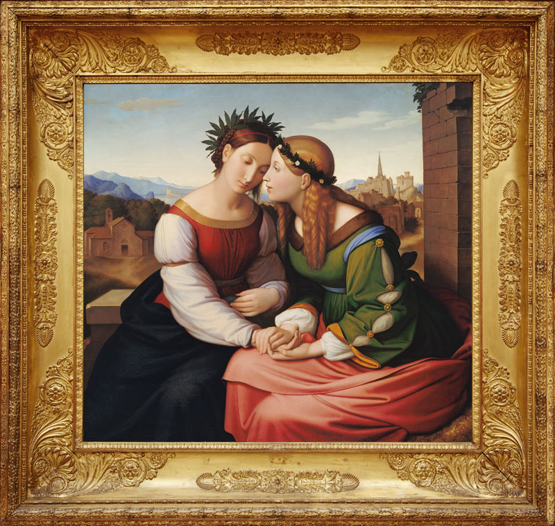 Italia and Germania (Sulamith and Mary) from Johann Friedrich Overbeck