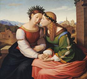 Italia und Germania (Sulamith und Maria)