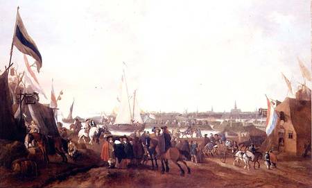 View of Hulst, Zeeland from Johann Georg Meyer von Bremen