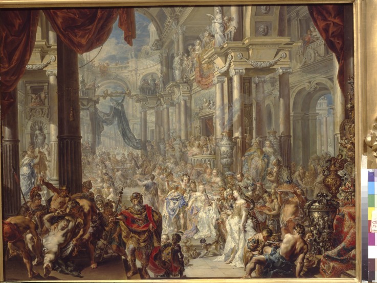 The Parable of the Wedding Feast from Johann Georg Platzer