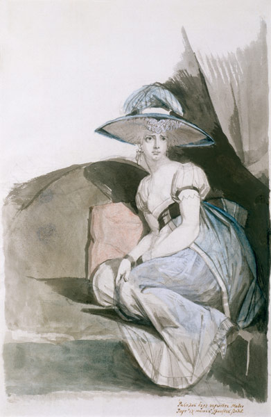 Mrs. Fuseli in Sofecke from Johann Heinrich Füssli