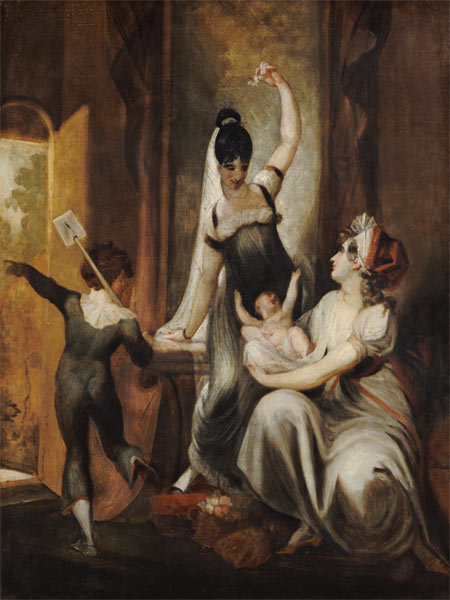 Eine Mutter mit ihren Kindern auf dem Lande from Johann Heinrich Füssli