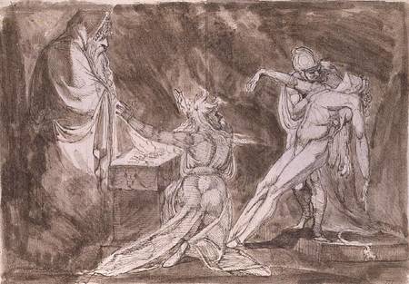 Study for "Saul and the Witch of Endor" from Johann Heinrich Füssli