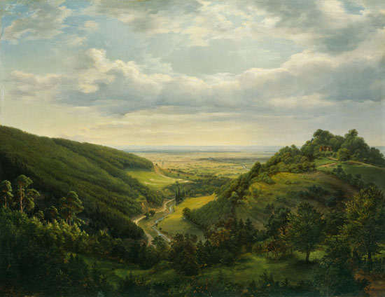 View of Holy Mountain and the Mountain Pass from Johann Heinrich Schilbach