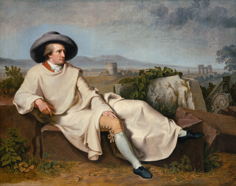 Goethe in der römischen Campagna from Johann Heinrich Wilhelm Tischbein