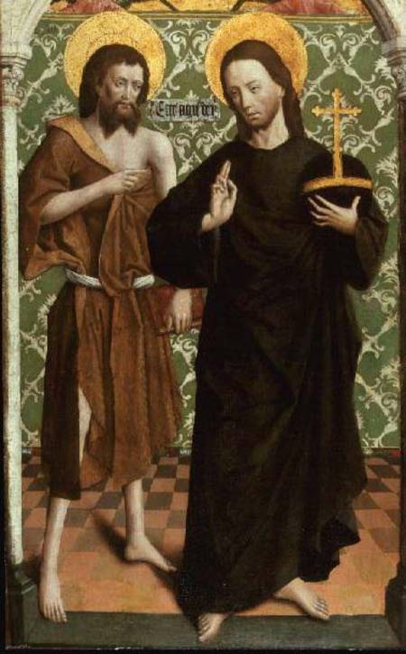 Christ and John the Baptist from Johann Koerbecke