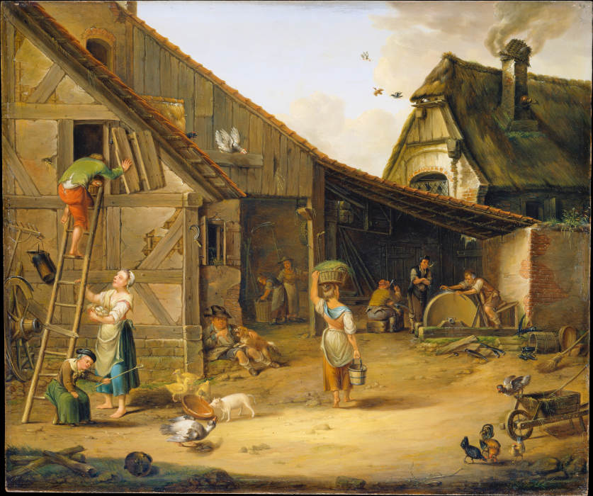 Ein Bauernhof from Johann Ludwig Ernst Morgenstern