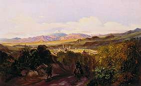 Blick auf Jalapa und den Pico de Orizaba (Mexiko) from Johann Moritz Rugendas