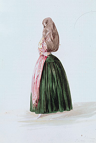 Figurine einer verschleierten Peruanerin from Johann Moritz Rugendas