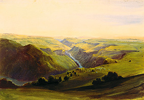 Der Rio Grande von Santiago in der Nähe von Guadalajara. from Johann Moritz Rugendas