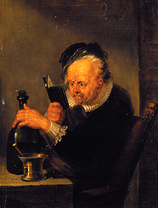 Der lesende Chemiker from Johann Peter von Langer