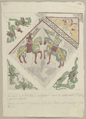 Der Mosaikboden im Hauptschiff von San Lorenzo fuori le mura in Rom (?)
