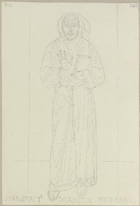 Franz von Assisi, Abbildung einer Tafel, welche auf dem Hauptaltar bei den Franziskanern in Sargiano