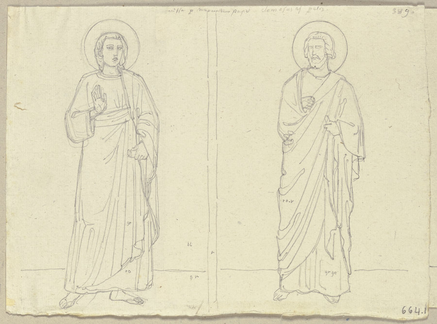 Heiligenbilder aus der Kapelle des heiligen Nikolaus in S. Francesco zu Assisi from Johann Ramboux
