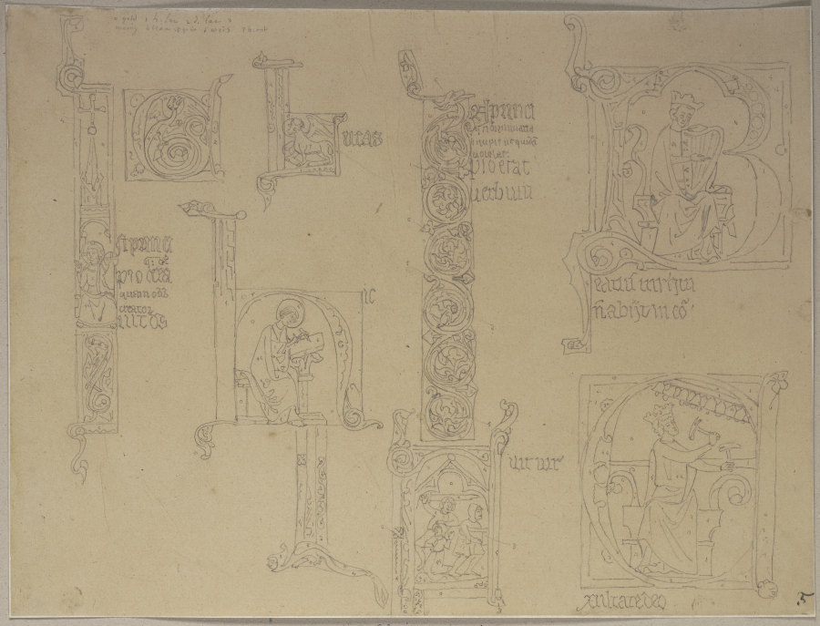 Initialen aus Assisi from Johann Ramboux