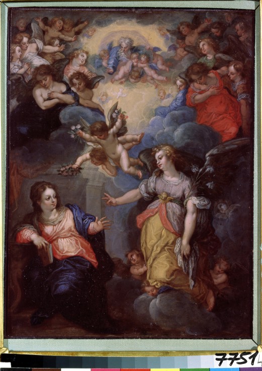 The Annunciation from Johann Rottenhammer
