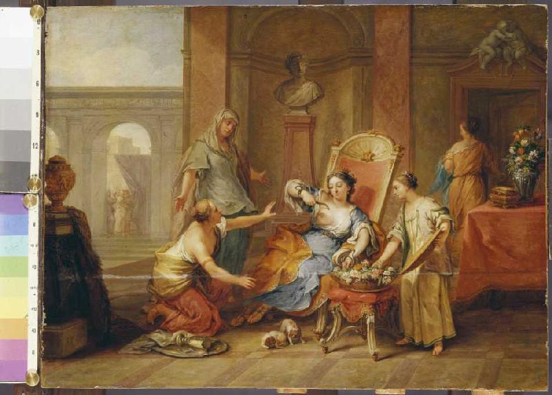 Tod der Kleopatra. from Johann Rudolf Byss